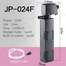 가정용산소발생기 SUNSUN 3-in-1 내장 필터 정수기 산소 농축 수족관 탱크 흐름 생성, JP-024F_UK adapter plug