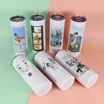 [리라상점] 나만의 포토 텀블러, 07.스노우얼굴