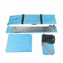 차량용어닝 자동차어닝 어닝텐트 어닝바 지프 랭글러 자동차 액세서리 피크닉을위한 캠핑 지붕 상단 텐트에 대한 방수 자동차 사이드 suv 차양 텐트 천막 캐노피, Blue_200x440cm