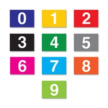 숫자띠라벨-창원(필름지) 도서관 도서분류 숫자 스티커, 9 역사