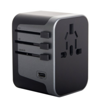 넥스원 최신형 해외여행 5포트 USB 5.6A 고속충전 멀티플러그 어댑터 그레이, 4개