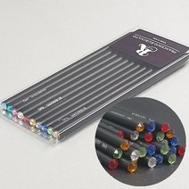이탈리아산 FRANCESCO RUBINATO crystal 연필 10본set 문구반점_888EA, 본상품선택, 본상품선택