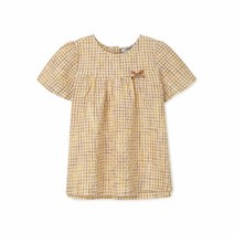 레노마 키즈 여아머스타드체크블라우스 머스타드 R2222B361 41