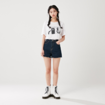 [랩] 베이직 데님 숏팬츠 AL2DP560