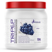 메타볼릭 뉴트리션 Metabolic TRIPEP 삼중 펩티드 분지사슬 아미노산 BCAA 포도맛 파우더 400g, 2팩