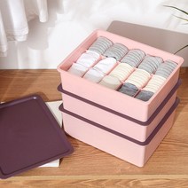 고등학교 기숙사 필수품 속옷 양말통 정리함 준비물 칸막이 수납장 칸칸이 서랍속 옷장안, 핑크, 수납장 단칸