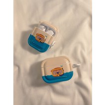 Apple airpodspro2 블루 화이트 에어팟케이스, 애플 에어팟1 2세대