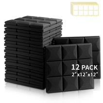 방음벽 방음 단열 음악 폼 소음 홈 액세서리, 4.12-MGT-Black - High Density-