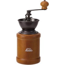 Kalita 칼리타 KH-3AM 커피 핸드 그라인더 우드 아웃도어 캠핑, 세척솔, 단일 제품ml