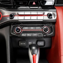 카스타 튜닝 용품 벨로스터 JS 에어컨 공조기 카본 몰딩 N라인 호환가능, 에어컨 공조기 유광카본