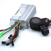 GREENTIME 24V/36V/48V/60V 500/600W BLDC 모터 컨트롤러 전자 자전거 브러시리스 속도 드라이버 및 GT-100 LCD 디스플레이, 48V 세트