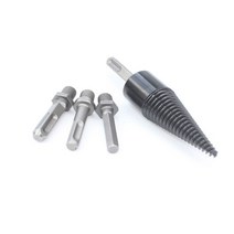 캠핑 야전 나무 장작쪼개기 드릴장작비트 32mm 42mm, 상품선택, 42mm+3종핸들