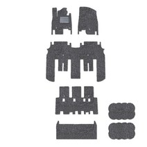 [모트라이너] 자동차 올뉴 더뉴 신형 풀체인지 KA4 카니발 투리스모 스타렉스 차량용 확장형 풀세트 코일매트, 레드, 현대 그랜드스타렉스 12인승 확장형 풀세트