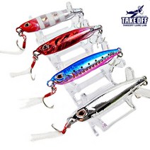 TAKEOFF 패스트 메탈지그 40g 광어 농어 삼치 갈치 어시스트 트레블훅, 30g/65mm, #07_크롬메탈릭