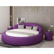 모텔 물침대 마사지 아쿠아 모션베드 테마호텔 커플, 다른다크그레이리넨침대조립된박스베드