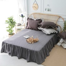 단잠 수아르 누빔 프릴베드스커트 침대커버(모든사이즈 제작 가능)