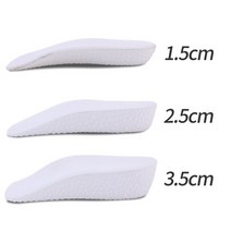 남자키높이신발 높이 증가 깔창 플랫 피트 아치 지원 정형 외과 스니커즈 힐 리프트 메모리 폼 신발 패드 남성 여성용