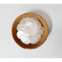 [소품팩토리]B급 카피즈 5cm 원형 자개 약100개 인테리어 시공용 작품용 간판제작용 유치원 미술학원 수업용