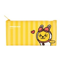 카카오 대학생 직장인 납작필통 학생필통 무지 연필통