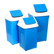 [P1D] 관공서용 사각휴지통 6호 45L 쓰레기통 / 청소용품 청소도구 휴지통 분리수거함 화장실휴지통 사무실휴지통 ( P1D / 991247EA ), 본상품선택