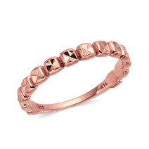 [비앤비골드] 14K 사각 쿠션컷 3.0mm 밴드 반지 NPR36849