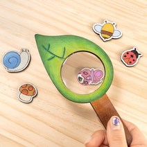 율아트 과학 실험 교구 키트 어린이 물방울 돋보기, 곤충
