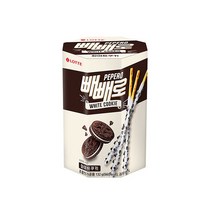 롯데제과 화이트쿠키 빼빼로 과자 9p, 1188g, 1박스