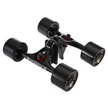 Etase Puente 2 개/대 스케이트 보드 트럭 70x51mm 휠 라이저 패드 베어링 하드웨어 액세서리 용 설치 도구, 검은 색
