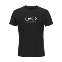 UFC 액티브 머슬핏 반팔 티셔츠 블랙 U4SSU2333BK