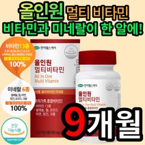 올인원 멀티 비타민 900mg 90정 비타민 씨 시 A B C D E L 미네랄 미내랄 나이아신 엽산 판토텐산 비오틴 셀레늄 철 아연 면역력 가족 종합 비타민 여성 남성 우먼 맨, 3개 (57400원 할인), 90정 (3개월 분)