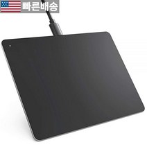 [Vssoplor 정품] VssoPlor 트랙패드 PC용 고정밀 터치패드 울트라 슬림 휴대용 알루미늄 USB 유선 트랙패드 마우스 멀티 터치 내비게이션 포함 윈도우 7/10, Black
