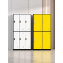 캐비넷 사물함 관물대 미니사물함 철제캐비넷 락커룸 철제, 6  (흰색 과 흰색 ) 1.1mm