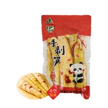 [수연중국식품] 죽순 무피 절임죽순 먹방 껍질없는 절임죽순살 매운맛 500g 1봉, 1개