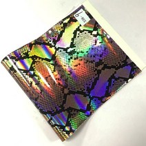 쇼파가죽갈이 소파가죽갈이 30x135cmsnake 피부 거울 홀로그램 금속 pu 인쇄, 338-9