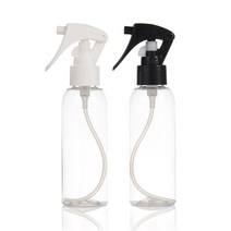 허브스프레이 미니건스프레이(S형) 검정캡 투명용기, 120ml