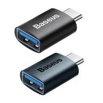 베이스어스 OTG C타입 USB 3.1 변환젠더, ZJJQ000001-블랙