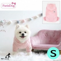 HYC690561패리스독 스탠다드 후리스 올인원 (핑크) (S)