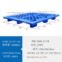 빠레트 팔레트 바닥깔판 작업대 산업용 창고 공장 보급형, 울트라두께1300x1200x140[신료]