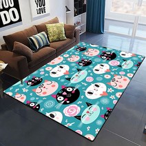 필라테스매트 홈트매트 요가매트 Cute cat carpet Yoga living room children's crawling mat doormat, 10 10_10 120cm by 160cm