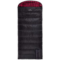 TETON Sports 셀시어스 XXL 침낭 블랙, 90 x 39 Right Zip, Black