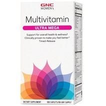 GNC 여성용 울트라 메가 철분 포함 180정 Womens Ultra Mega with Iron (180cts), 1개