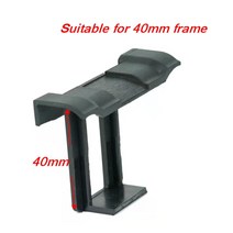 태양광 청소2pc 35mm 40mm 태양 전지 패널 배수 클립 PV 모듈 물 광 대 한 청소, 02 frame 40mm