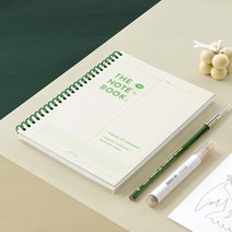 하드커버 링제본 수학문제 풀때 이분할 노트 기록노트 수학노트 문구, 14 바나나 밀크