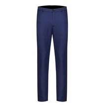 Levmjia 긴 바지 For 남성용 패션 캐주얼 Daily Formal 프린팅 비즈니스 슬림 스트레이트 수트 정장 웨스트 네이비
