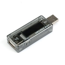 USB 테스터 전류 전압 충전기 용량 볼트 측정기 시간 표시 모바일 전원 감지기 배터리 테스트, [01] Bule