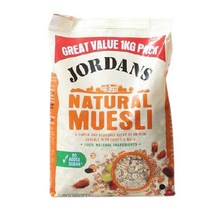 조단스 내츄럴 뮤즐리 아침식사대용 통곡물 시리얼 1kg, 1개