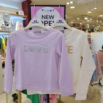 쁘띠앙팡 70%봄 가을 대파격세일~@@기본 아이템으로 가볍게 펀안하게 코디하기 좋은 사랑 티셔츠에요^^