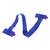 조절 가능한 스키 폴 숄더 캐리어 핸들 스트랩 가방 스키 스노우 보드 핸드백, 푸른