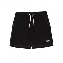 VOLCOM 우븐 볼컴 스크립트 반바지 블랙