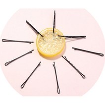 대용량 검정 기본 가성비 필수 헤어 실핀 업스타일 짱짱한 스포티한